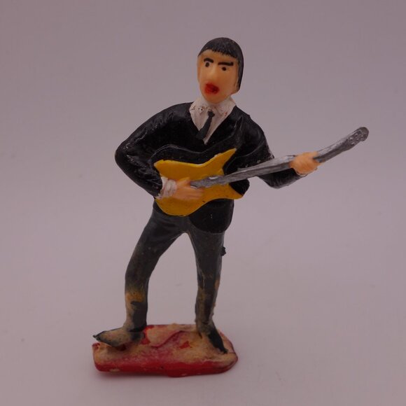 Vintage Beatles Ed Sullivan Show Plastic Cake Toppers - Picture 9 of 16